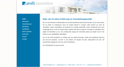 Desktop Screenshot of profil-immobilien.ch